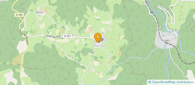 localisation de l'entreprise MADAME ADELINE BONNET  SIAUGUES-SAINTE-MARIE