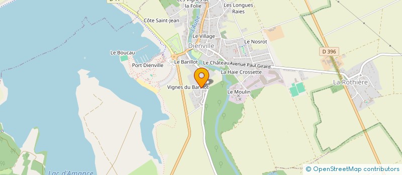 localisation de l'entreprise MADAME ADELINE BOUCHOT  DIENVILLE