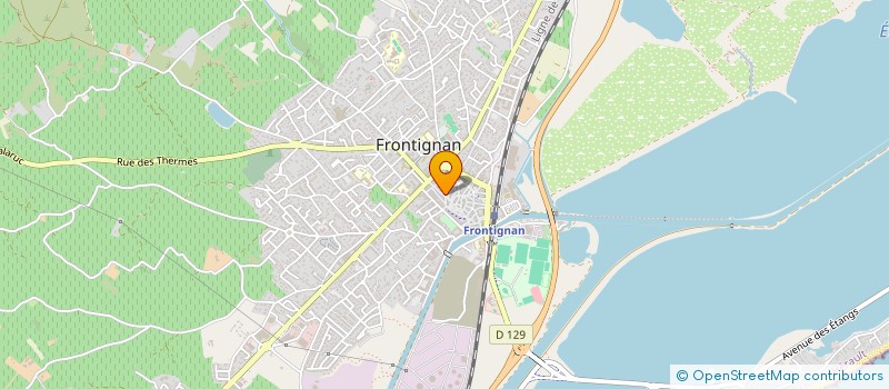 localisation de l'entreprise MADAME ADELINE BOUDARD à FRONTIGNAN