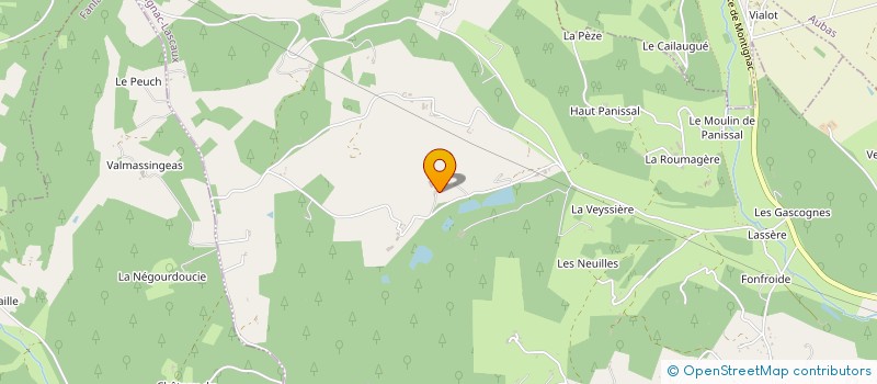 localisation de l'entreprise MADAME ADELINE BOUDY à MONTIGNAC-LASCAUX