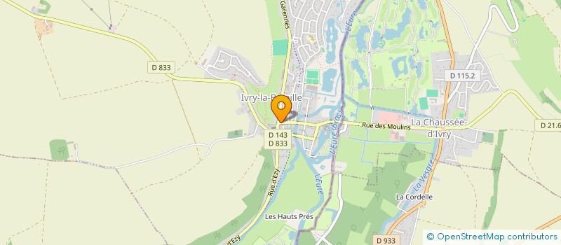 localisation de l'entreprise MADAME ADELINE BOURDONNAY  IVRY-LA-BATAILLE