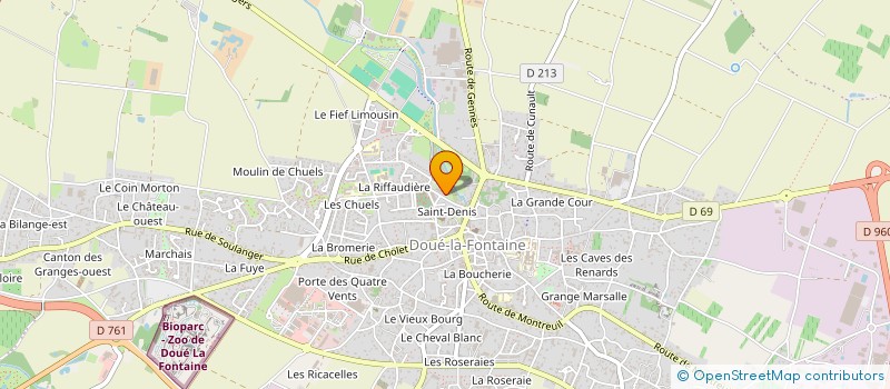 localisation de l'entreprise MADAME ADELINE BOUTRUCHE  DOUE-EN-ANJOU