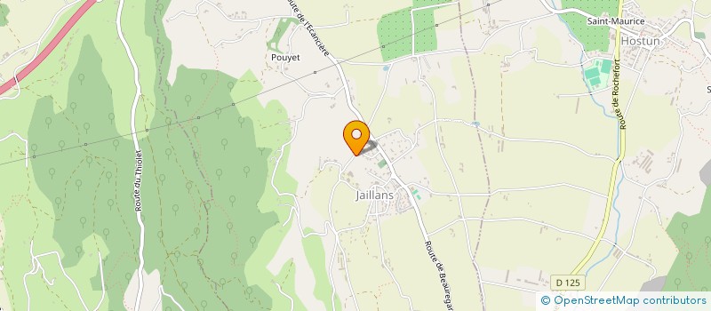 localisation de l'entreprise MADAME ADELINE BOUVET  JAILLANS