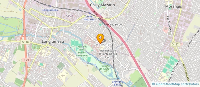 localisation de l'entreprise MADAME ADELINE BRELAY  CHILLY-MAZARIN