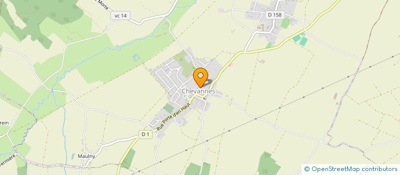 localisation de l'entreprise MADAME ADELINE BRETAGNE  CHEVANNES