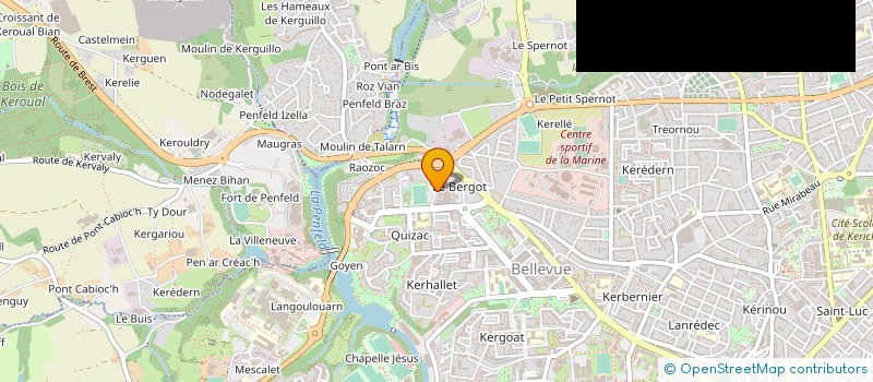 localisation de l'entreprise MADAME ADELINE BRETON à BREST