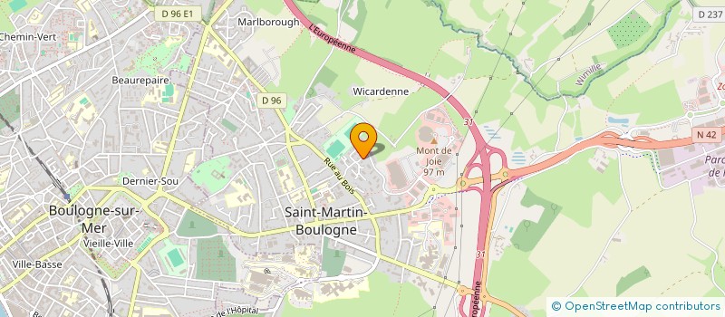 localisation de l'entreprise MADAME ADELINE BRIARD à SAINT-MARTIN-BOULOGNE