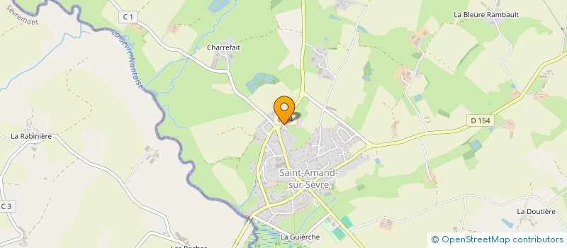 localisation de l'entreprise MADAME ADELINE BRILLANCEAU  SAINT-AMAND-SUR-SEVRE