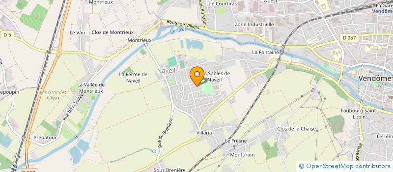 localisation de l'entreprise MADAME ADELINE BRILLARD  NAVEIL