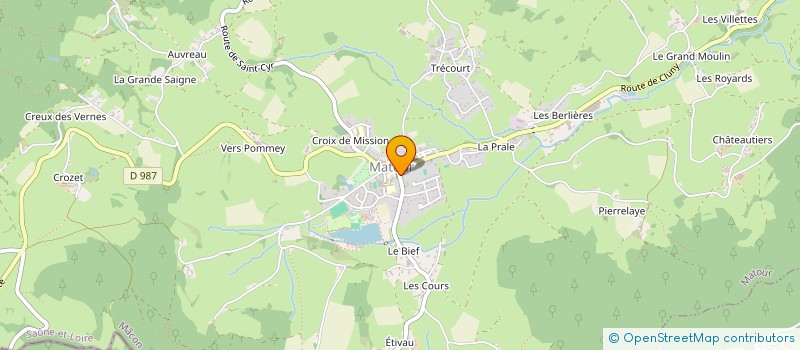 localisation de l'entreprise MADAME ADELINE BRISACQUE  MATOUR