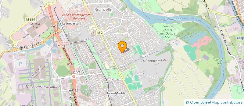 localisation de l'entreprise MADAME ADELINE BROCA  BEAUZELLE