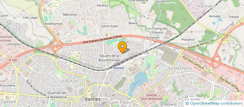localisation de l'entreprise MADAME ADELINE BROGARD à VANNES
