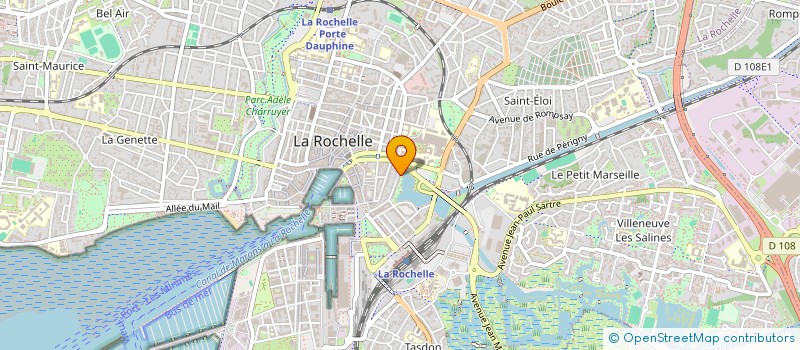 localisation de l'entreprise MADAME ADELINE BROTTIER  LA ROCHELLE