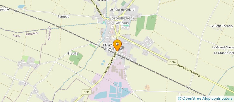 localisation de l'entreprise MADAME ADELINE BROUSSE  CORBEILLES