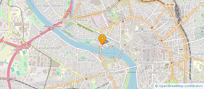 localisation de l'entreprise MADAME ADELINE BRUNTH  TOULOUSE