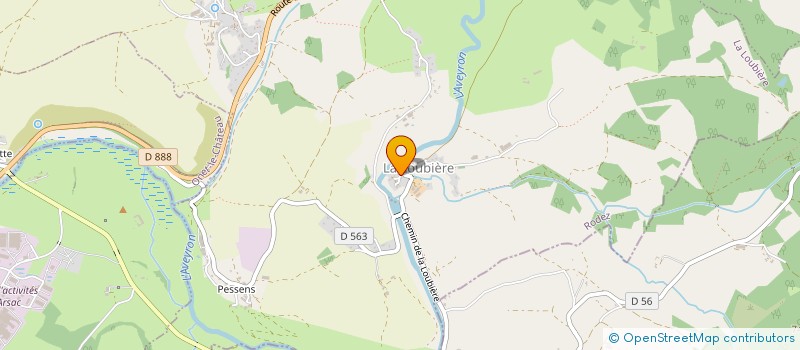 localisation de l'entreprise MADAME ADELINE CABANETTES  LA LOUBIERE