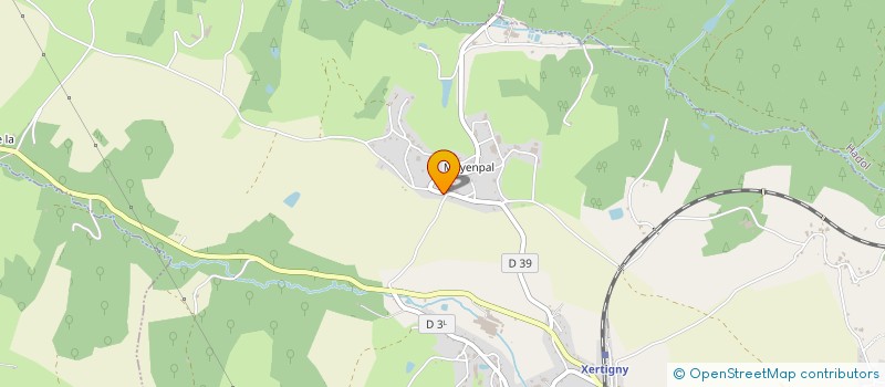 localisation de l'entreprise MADAME ADELINE CADORE  XERTIGNY