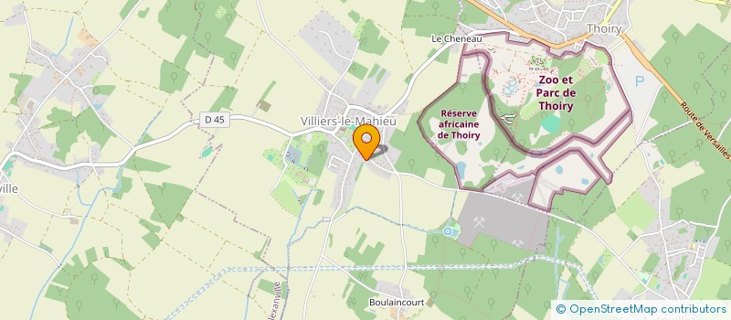 localisation de l'entreprise MADAME ADELINE CADY  VILLIERS-LE-MAHIEU