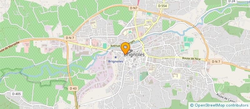 localisation de l'entreprise MADAME ADELINE CALABRO à BRIGNOLES