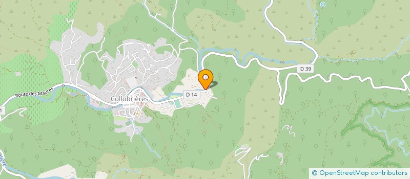 localisation de l'entreprise MADAME ADELINE CARMIER  COLLOBRIERES