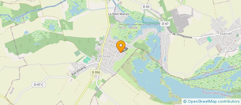 localisation de l'entreprise MADAME ADELINE CARON  LECLUSE