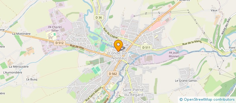 localisation de l'entreprise MADAME ADELINE CAROZZA  CONDE-EN-NORMANDIE