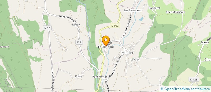 localisation de l'entreprise MADAME ADELINE CARRE  MINZIER