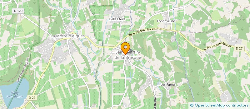 localisation de l'entreprise MADAME ADELINE CASTALLAN  SAINT-MARTIN-DE-LA-BRASQUE