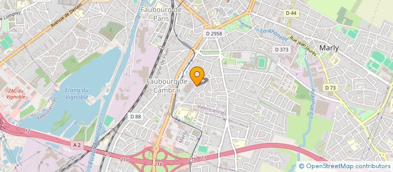 localisation de l'entreprise MADAME ADELINE CAUDRELIER à VALENCIENNES