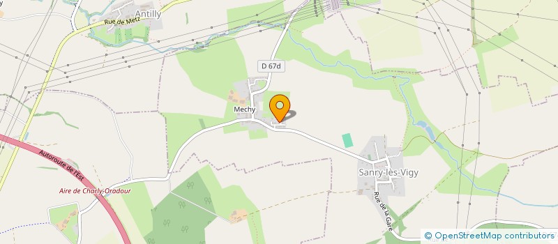 localisation de l'entreprise MADAME ADELINE CAVELIUS  SANRY-LES-VIGY