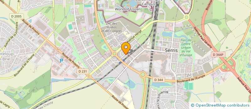 localisation de l'entreprise MADAME ADELINE CAZALON  CHESSY