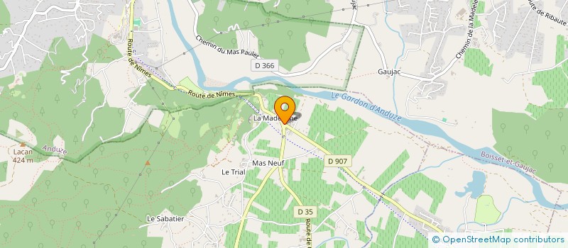 localisation de l'entreprise MADAME ADELINE CHALLIER  TORNAC