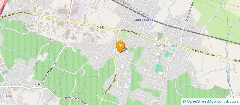 localisation de l'entreprise MADAME ADELINE CHAPEAU  SAINT-LOUBES