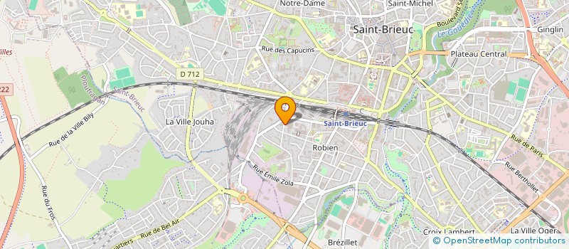 localisation de l'entreprise MADAME ADELINE CHAPIN à SAINT-BRIEUC