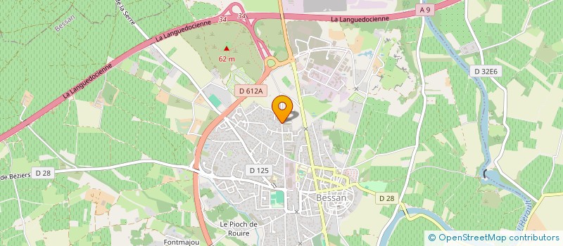 localisation de l'entreprise MADAME ADELINE CHAPOT  BESSAN