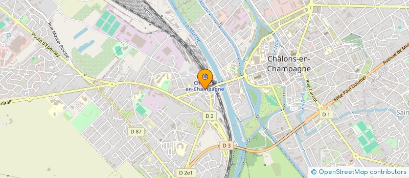 localisation de l'entreprise MADAME ADELINE CHARLIER à CHALONS-EN-CHAMPAGNE