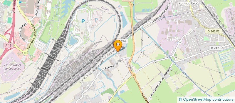 localisation de l'entreprise MADAME ADELINE CHATRAIN à COQUELLES