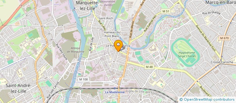 localisation de l'entreprise MADAME ADELINE CHEKIR à MARCQ-EN-BARŒUL