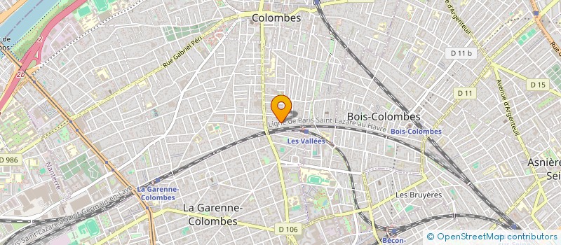 localisation de l'entreprise MADAME ADELINE CHEVALIER à COLOMBES