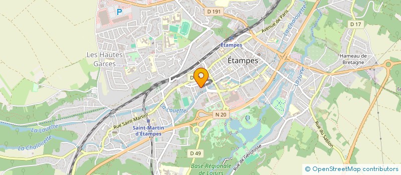 localisation de l'entreprise MADAME ADELINE CHEVALIER à ETAMPES