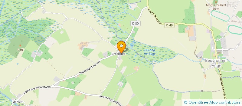 localisation de l'entreprise MADAME ADELINE CHEVALLIER  HOTOT-EN-AUGE