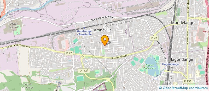 localisation de l'entreprise MADAME ADELINE CHIODO  AMNEVILLE