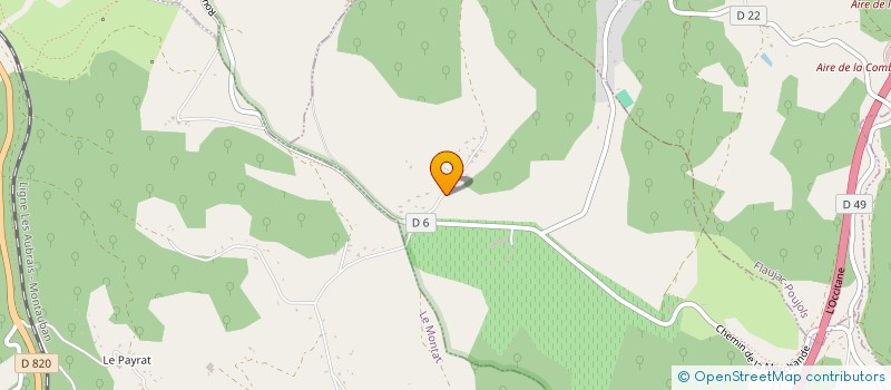 localisation de l'entreprise MADAME ADELINE CHRETIEN  CIEURAC