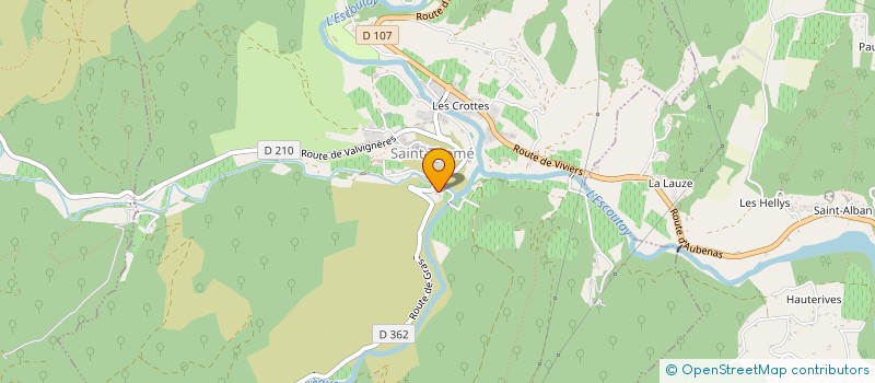 localisation de l'entreprise MADAME ADELINE CLAUZON à VIVIERS