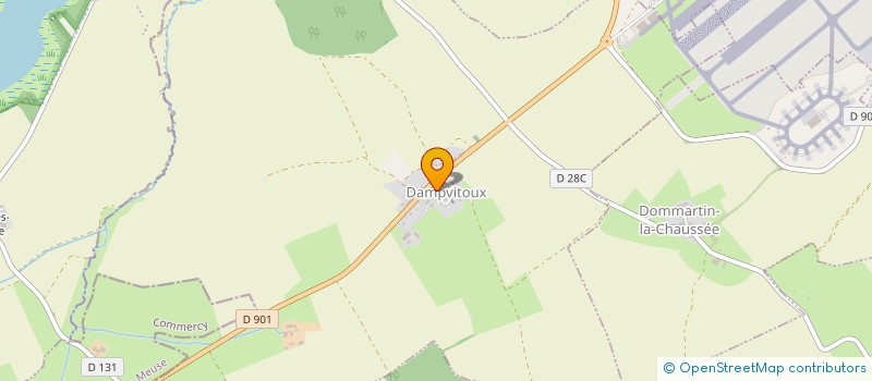 localisation de l'entreprise MADAME ADELINE CLEMENT  DAMPVITOUX