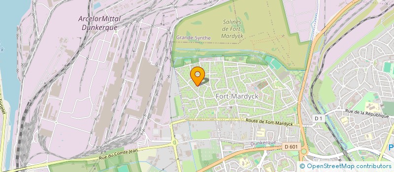 localisation de l'entreprise MADAME ADELINE CLOU à DUNKERQUE