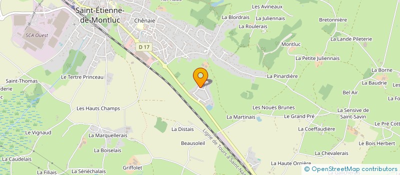 localisation de l'entreprise MADAME ADELINE CORGNET  SAINT-ETIENNE-DE-MONTLUC