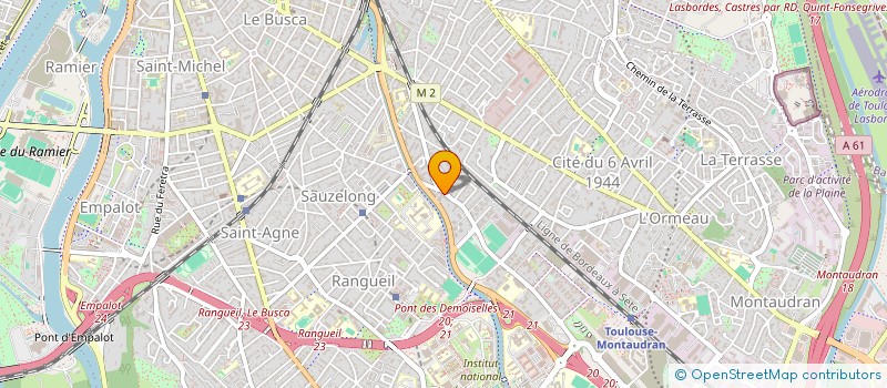 localisation de l'entreprise MADAME ADELINE COURSANT à TOULOUSE