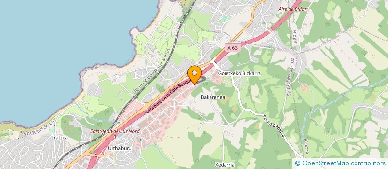 localisation de l'entreprise MADAME ADELINE COUTARD  ASCAIN