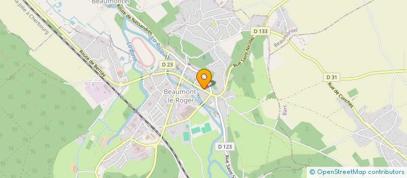 localisation de l'entreprise MADAME ADELINE DAGISTE  BEAUMONT-LE-ROGER